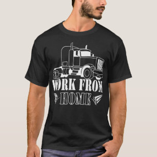 T-shirt travail à domicile, pour chauffeur de camion