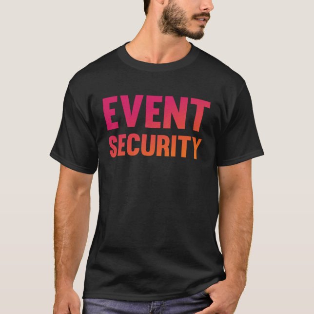 T-shirt Travail de collaborateur d'employé d'événement Uni (Devant)
