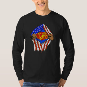 T-shirt Travail de héros super-mécanique industrielle