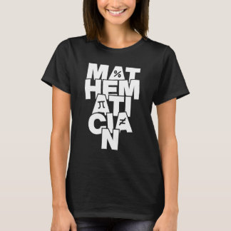 T-shirt Travail de profession - Mathématicien