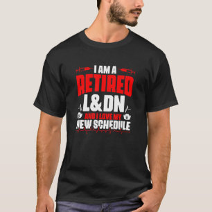 T-shirt Travail De Soins Infirmiers Médicale À La Retraite
