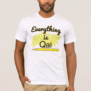 T-shirt Travail de terrain en géologie "Tout est Qal"