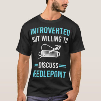 T-shirt Travail de toile introduit