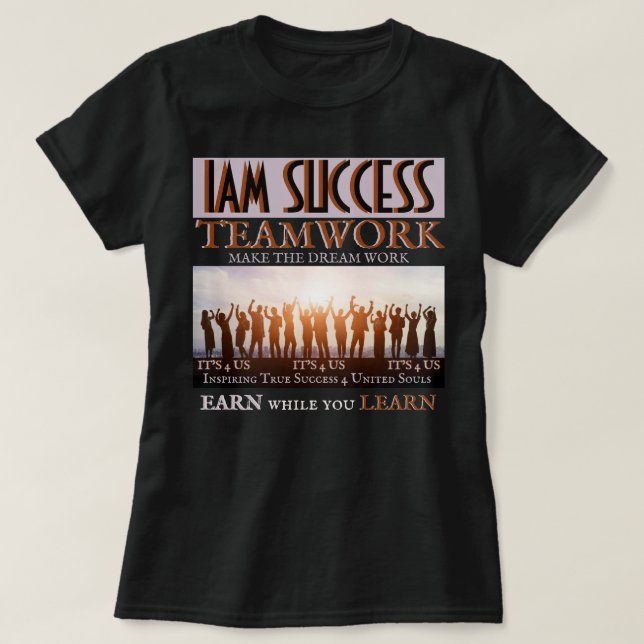 T-SHIRT TRAVAIL D'ÉQUIPE (Design devant)