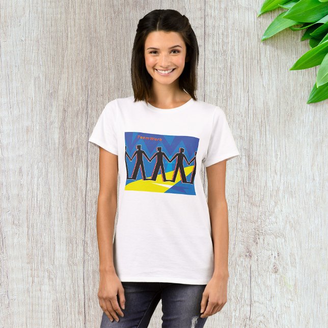 T-shirt Travail d'équipe (Créateur téléchargé)