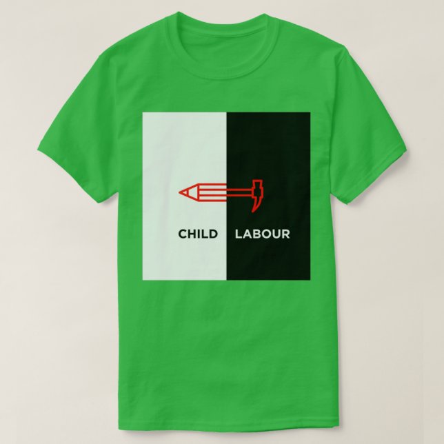 T-shirt Travail des enfants (Design devant)