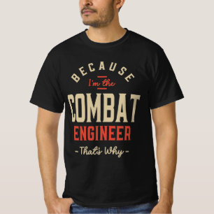 T-shirt Travail d'ingénieur de combat