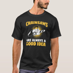 T-shirt Travail du bois Chainsaw Premium