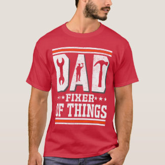 T-shirt Travail du bois papa réparateur père Carpenter drô