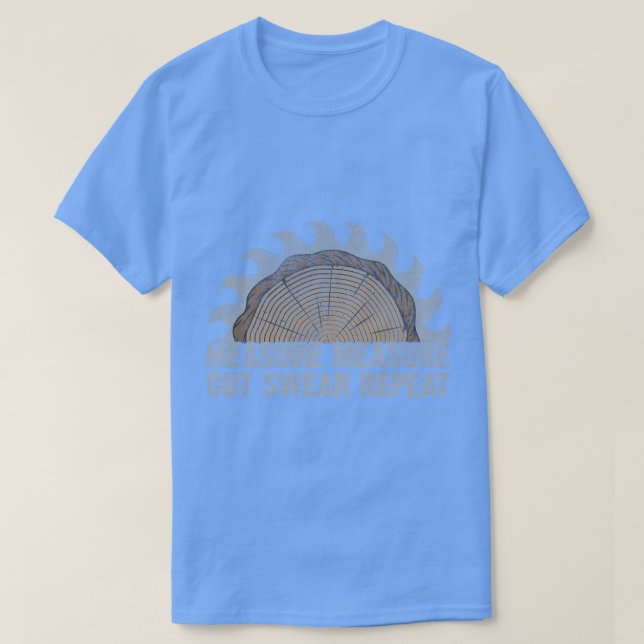 T-shirt Travail du bois Père Jour Mesure Coupe Sweer Handy (Design devant)