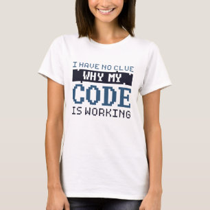 T-shirt Travail du code