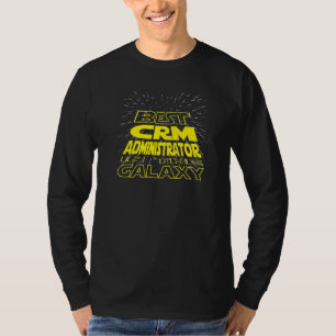 T-shirt Travail Galaxy Cool de l'administrateur Crm