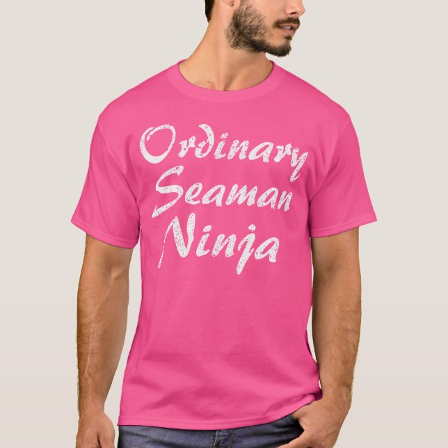T-shirt Travail ordinaire Seaman Profession de travail amu (Devant)