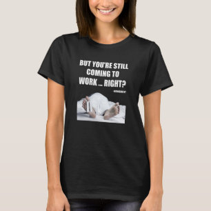 T-shirt Travaillé à Death Office Travailleur Employé HR Fu