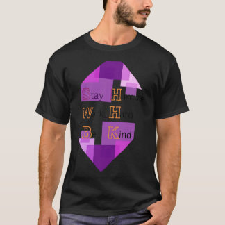 T-shirt Travailler dur Be Kind Citer les vêtements