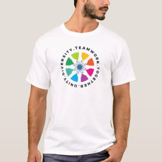 T-shirt travailler en équipe ensemble