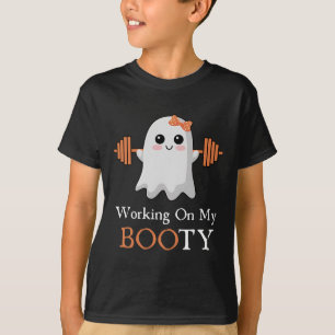 T-shirt Travailler Mon Gros Boo-Ty Funny Halloween Gym Gho