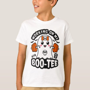T-shirt Travailler Sur Mon Boo Tee Halloween Dead Lift Gy