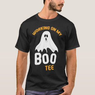 T-shirt Travailler sur mon entraînement d'Halloween Boo Ha