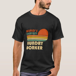T-shirt Travailleur De Blanchisserie Moyennement Doué