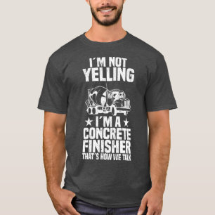 T-shirt Travailleur de la construction de finisseur de bé