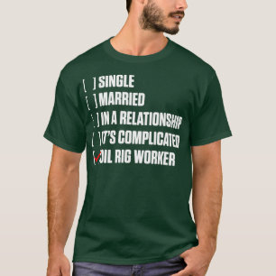 T-shirt Travailleur de la plateforme pétrolière Dur USA 