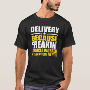 T-shirt Travailleur de livraison pour collègue