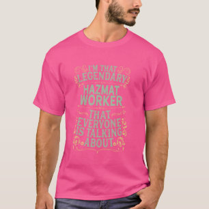 T-shirt Travailleur de matières dangereuses - Travail lége