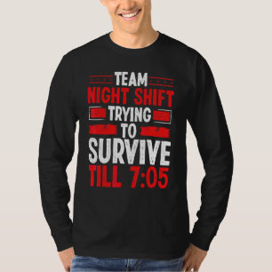 T-shirt Travailleur de nuit survivie 705 Usine de nuit