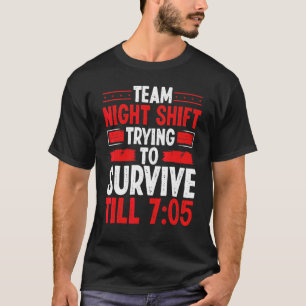 T-shirt Travailleur de nuit survivre 705 Usine de nuit 