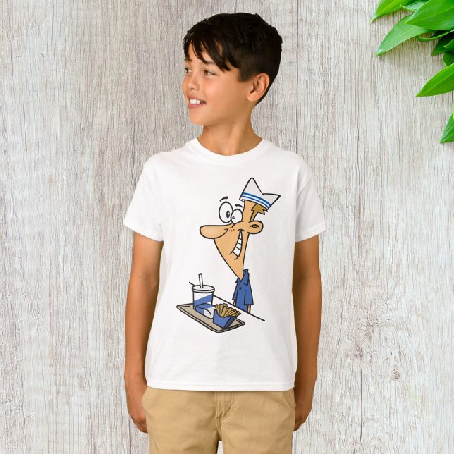 T-shirt Travailleur de restauration rapide (Créateur téléchargé)