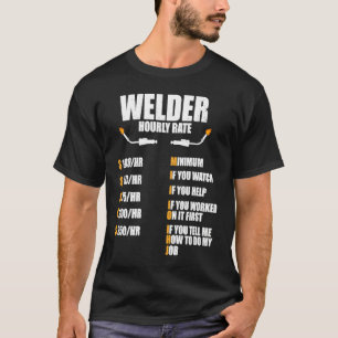 T-shirt Travailleur de soudure à taux horaire