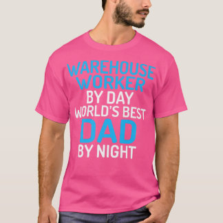 T-shirt Travailleur d'entrepôt par monde de jour meilleur 