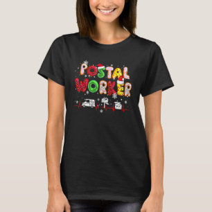 T-shirt Travailleur postal de Noël facteur service de livr