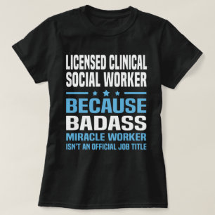 T-shirt Travailleur social clinique agréé