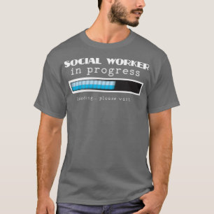 T-shirt Travailleur social en cours Maîtrise MSW Graduatio