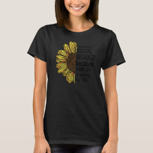 T-shirt Travailleur Social LCSW Je Suis Devenu Travailleur
