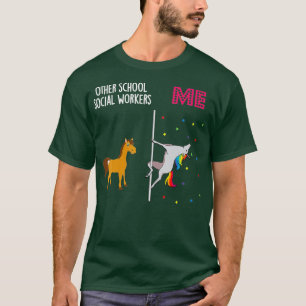 T-shirt Travailleur social scolaire Unicorn Autres Vous