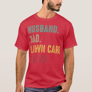 T-shirt Travailleurs de l'entretien de pelouse de tonte de