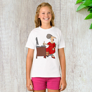 T-shirt Travailleuse du bureau femme