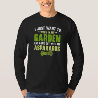 T-shirt Travaillez dans mon jardin et passez du temps avec