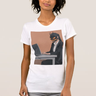 T-shirt Travaillez jusqu'à épuisement – Humour de bureau s