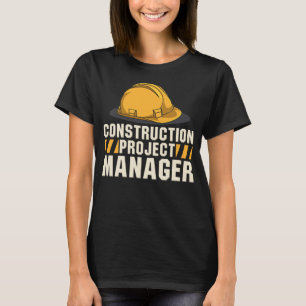 T-shirt Travaux de construction Chef de projet de construc