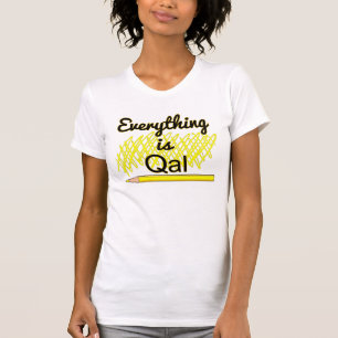 T-shirt Travaux de terrain en géologie "Tout est Qal"