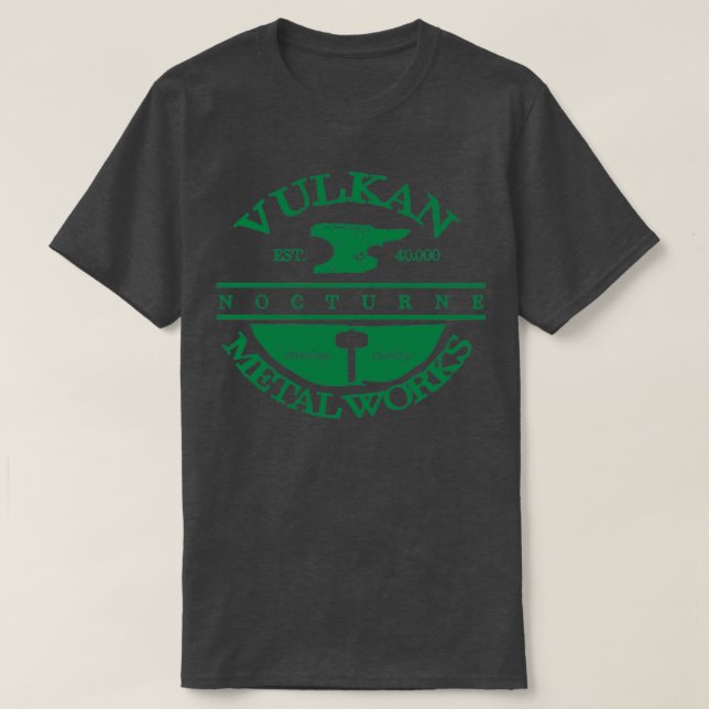 T-shirt Travaux métalliques Vulkan T (Design devant)