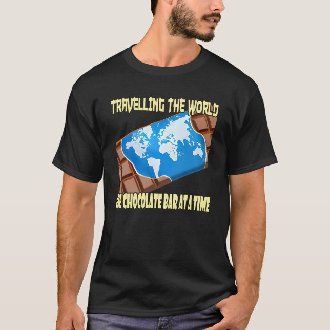 T-shirt Travel and Chocolate (Devant)