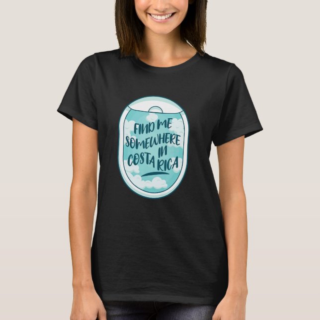 T-shirt Travel Central American Vacation Costa Rica (Devant)