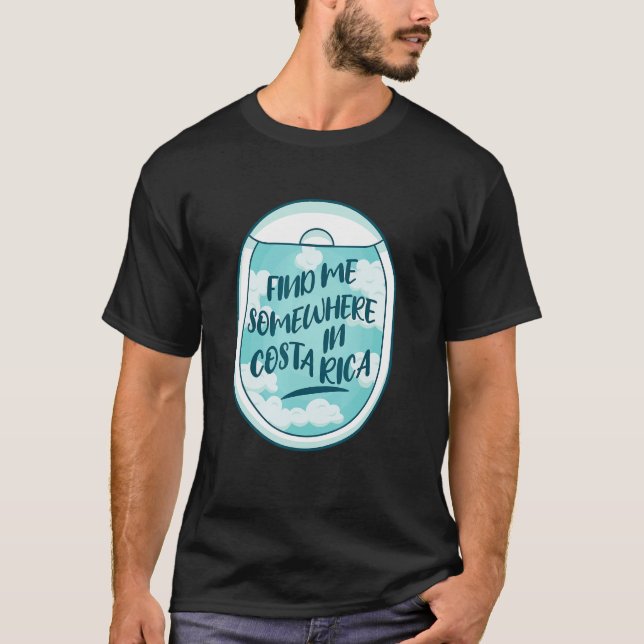 T-shirt Travel Central American Vacation Costa Rica (Devant)