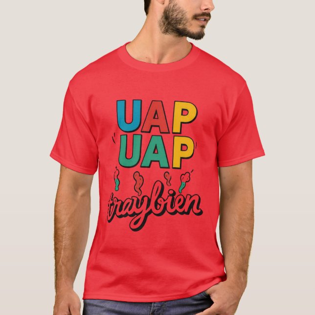 T-shirt Traybien rétro-futuriste (Devant)