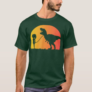 T-shirt TRe Dinosaur Animaux Sur Une Laie Dirigée Par Une